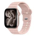 Bracelet sport silicone pour Apple Watch 38 à 49 mm – Couleur du bracelet pink sand