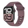 Bracelet sport silicone pour Apple Watch 38 à 49 mm – Couleur du bracelet smoke purple