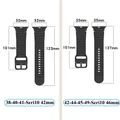 Bracelet sport silicone pour Apple Watch 40 à 49 mm – 4