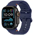 Bracelet sport silicone pour Apple Watch 40 à 49 mm – Couleur du bracelet Blue