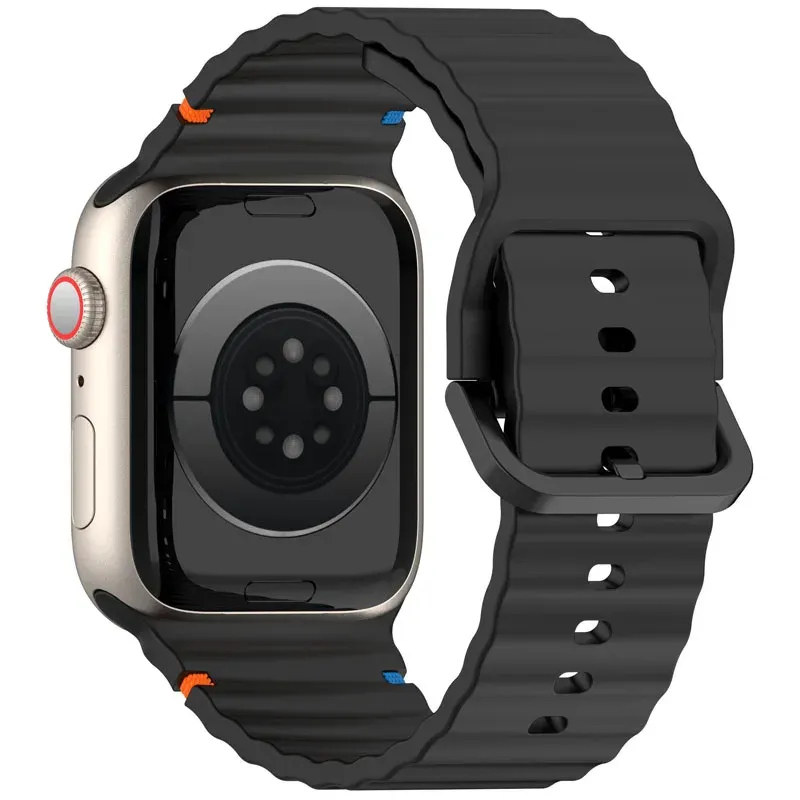 Bracelet sport silicone pour Apple Watch 40 à 49 mm