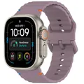 Bracelet sport silicone pour Apple Watch 40 à 49 mm – Couleur du bracelet Smoke Purple