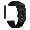 Bracelet sport silicone pour montre 22 mm – Couleur du bracelet Black