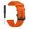 Bracelet sport silicone pour montre 22 mm – Couleur du bracelet Orange