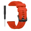 Bracelet sport silicone pour montre 22 mm – Couleur du bracelet Red