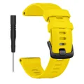 Bracelet sport silicone pour montre 22 mm – Couleur du bracelet Yellow