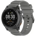 Bracelet sport silicone pour montre 24 mm – Couleur du bracelet Dark Grey