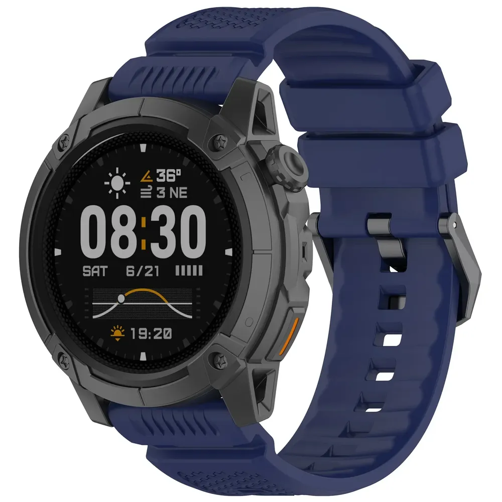 Bracelet sport silicone pour montre 24 mm