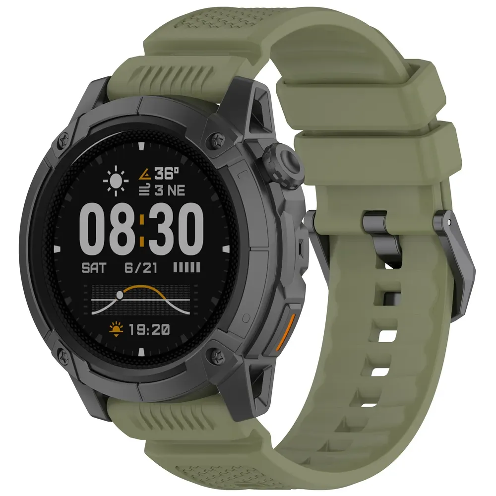 Bracelet sport silicone pour montre 24 mm