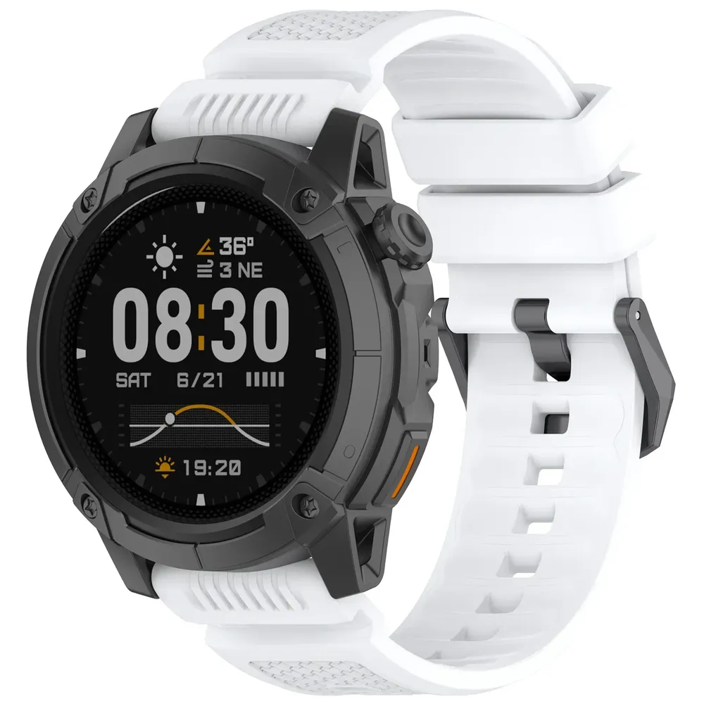 Bracelet sport silicone pour montre 24 mm