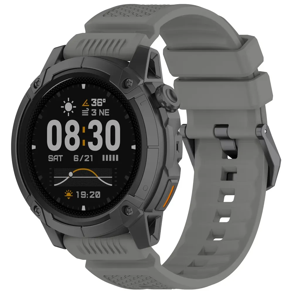 Bracelet sport silicone pour montre 24 mm
