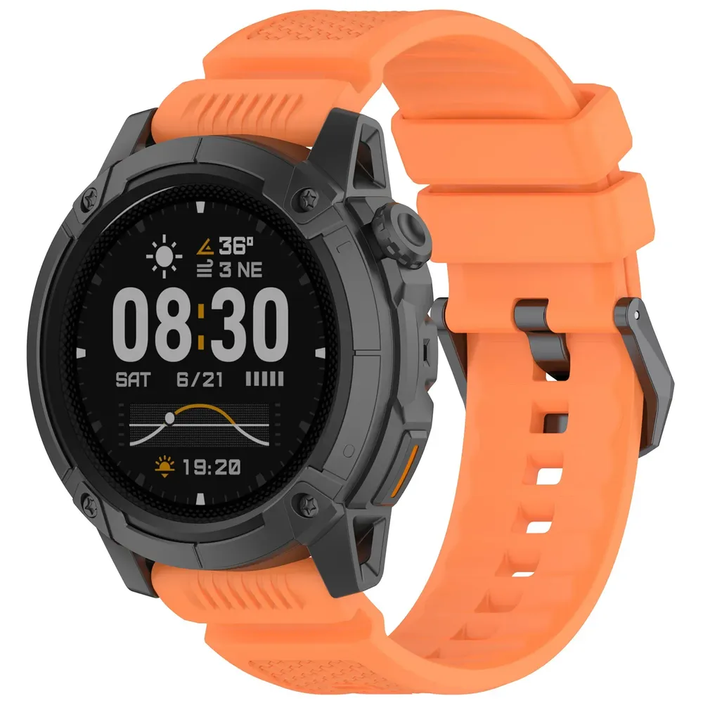 Bracelet sport silicone pour montre 24 mm