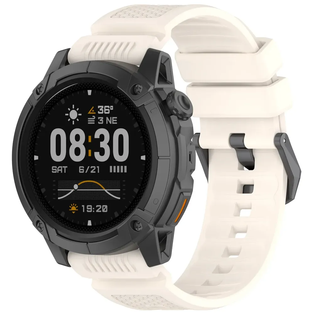 Bracelet sport silicone pour montre 24 mm
