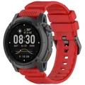 Bracelet sport silicone pour montre 24 mm – Couleur du bracelet Red