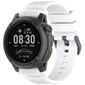 Bracelet sport silicone pour montre 24 mm – Couleur du bracelet Yuanshan White