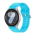 Bracelet sport silicone pour Samsung Galaxy Watch 7 6 5 – Couleur du bracelet Bleu 13