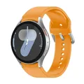 Bracelet sport silicone pour Samsung Galaxy Watch 7 6 5 – Couleur du bracelet Jaune 06