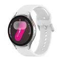Bracelet sport silicone pour Samsung Galaxy Watch 7 6 5 – Couleur du bracelet Officiel Blanc 14