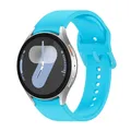 Bracelet sport silicone pour Samsung Galaxy Watch 7 6 5 – Couleur du bracelet Officiel bleu 26