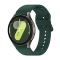 Bracelet sport silicone pour Samsung Galaxy Watch 7 6 5 – Couleur du bracelet Olive officielle 16