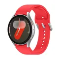 Bracelet sport silicone pour Samsung Galaxy Watch 7 6 5 – Couleur du bracelet rouge 05