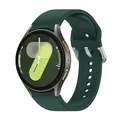 Bracelet sport silicone pour Samsung Galaxy Watch 7 6 5 – Couleur du bracelet Vert olive 03