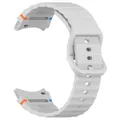 Bracelet sport silicone pour Samsung Galaxy Watch 7 – Couleur du bracelet Light gray