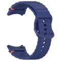 Bracelet sport silicone pour Samsung Galaxy Watch 7 – Couleur du bracelet Midnight blue