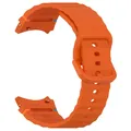 Bracelet sport silicone pour Samsung Galaxy Watch 7 – Couleur du bracelet Orange