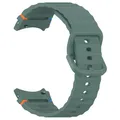 Bracelet sport silicone pour Samsung Galaxy Watch 7 – Couleur du bracelet Pine needle green