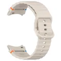 Bracelet sport silicone pour Samsung Galaxy Watch 7 – Couleur du bracelet Starlight