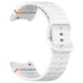 Bracelet sport silicone pour Samsung Galaxy Watch 7 – Couleur du bracelet White