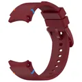 Bracelet sport silicone pour Samsung Galaxy Watch 7 – Couleur du bracelet Wine Red B