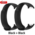 Bracelet sport silicone pour Xiaomi Mi Band 8 à 11 – Couleur du bracelet Black-Black