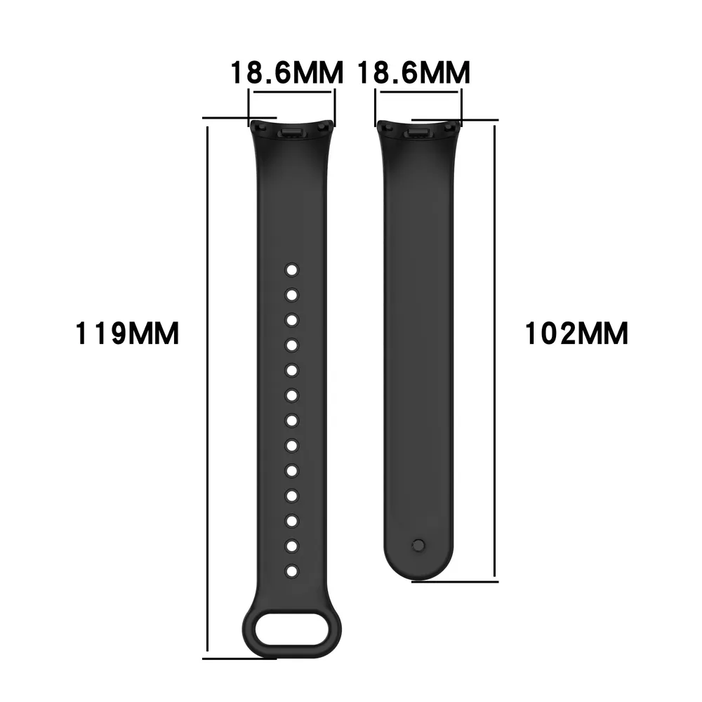 Bracelet sport silicone pour Xiaomi Mi Band 8 à 11