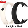 Bracelet sport silicone pour Xiaomi Mi Band 8 à 11 – Couleur du bracelet Starlight-Black