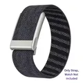 Bracelet tissu pour Whoop 5.0 MG fermoir métal – Couleur du bracelet Black and gray strap