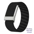 Bracelet tissu pour Whoop 5.0 MG fermoir métal – Couleur du bracelet Black watch strap Ti