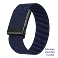 Bracelet tissu pour Whoop 5.0 MG fermoir métal – Couleur du bracelet blue watchband Black