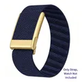 Bracelet tissu pour Whoop 5.0 MG fermoir métal – Couleur du bracelet blue watchband gold