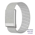 Bracelet tissu pour Whoop 5.0 MG fermoir métal – Couleur du bracelet Starlight-colored wa