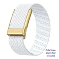 Bracelet tissu pour Whoop 5.0 MG fermoir métal – Couleur du bracelet White gold frames