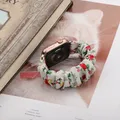 Bracelet tissu Scrunchy Apple Watch 40 à 49 mm – 4