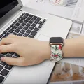 Bracelet tissu Scrunchy Apple Watch 40 à 49 mm – 5