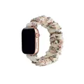 Bracelet tissu Scrunchy Apple Watch 40 à 49 mm – Couleur du bracelet Off-white