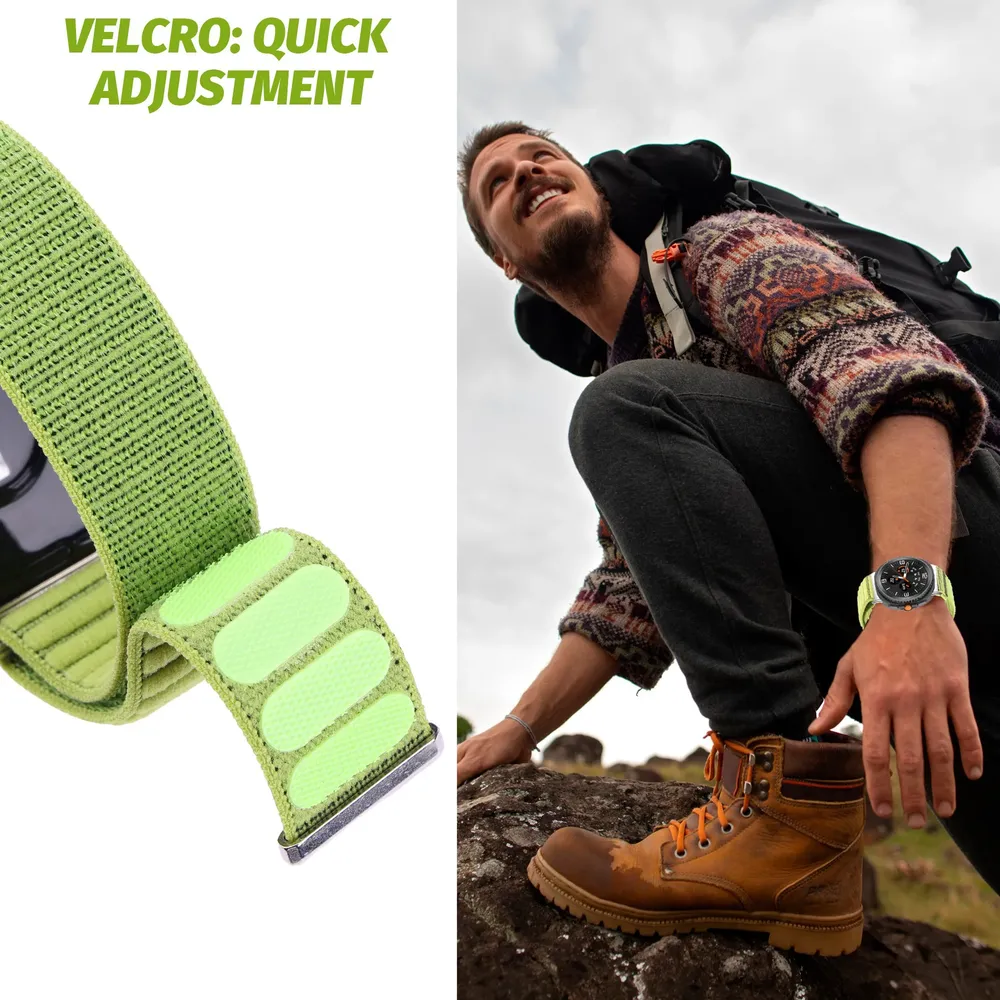 Bracelet tissu sport Samsung Galaxy Watch 8 40 à 46 mm