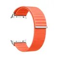 Bracelet tissu sport Samsung Galaxy Watch 8 40 à 46 mm – Couleur du bracelet Orange