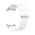 Bracelet tissu sport Samsung Galaxy Watch 8 40 à 46 mm – Couleur du bracelet White