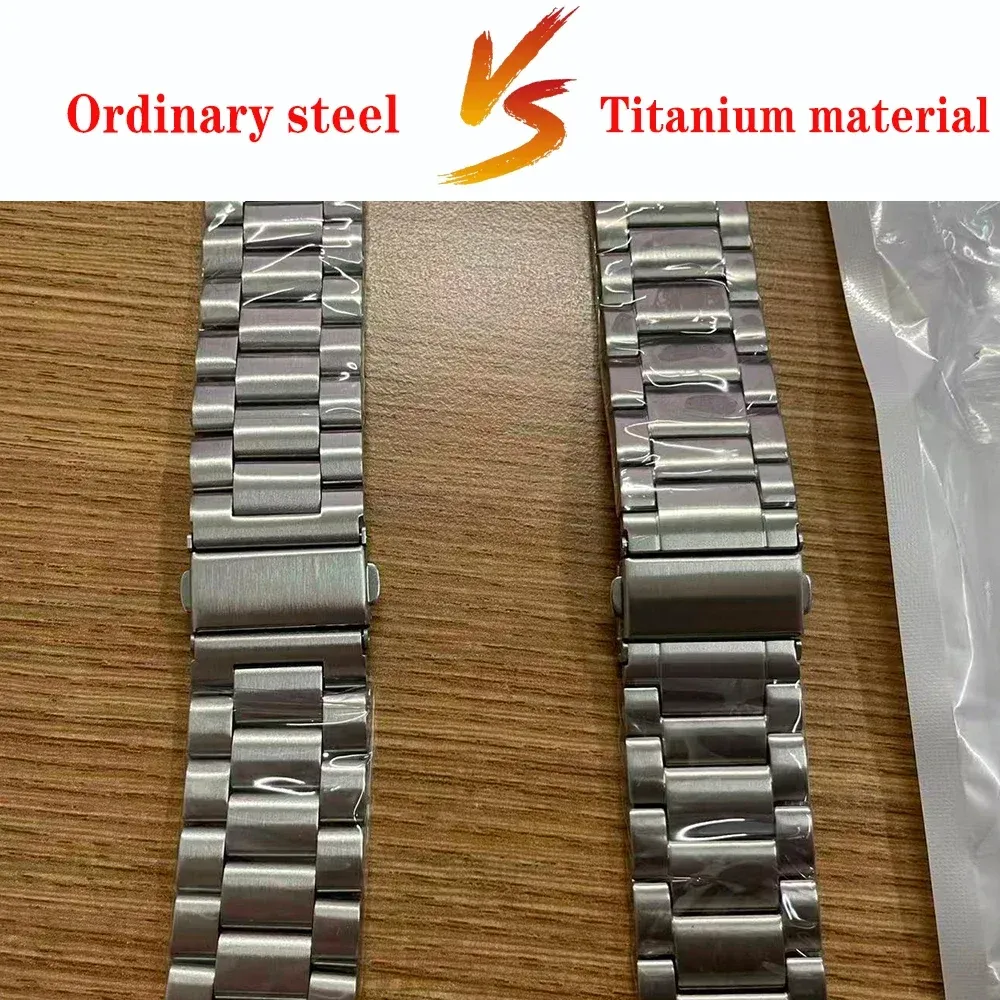 Bracelet titane 16 à 22 mm à dégagement rapide universel