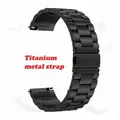 Bracelet titane 16 à 22 mm universel – Couleur du bracelet Black